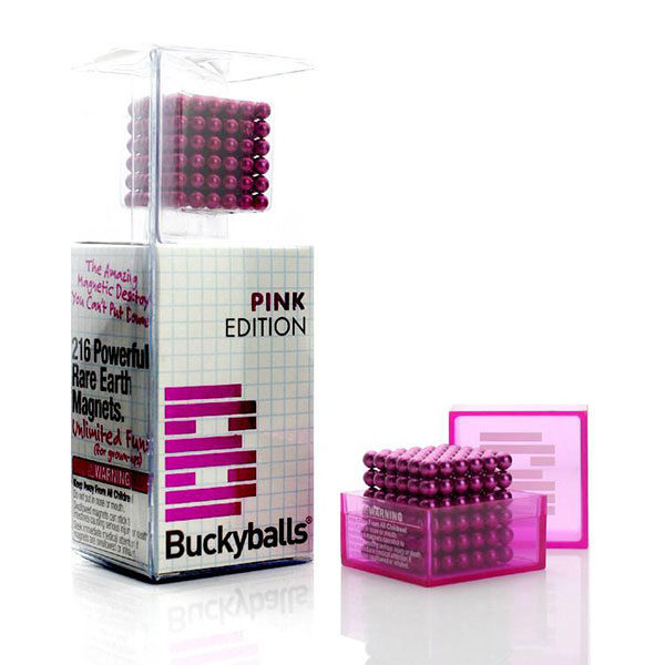 Originele Buckyballs roze editie