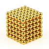 3mm magnetické kuličky zlaté